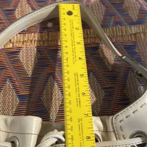 Vintage GUC Cole Hann leather Ecru shoulder bucket bag - Picture 5 of 7